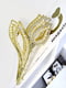 Заколка – краб в форме  тюльпана со стразами (12,5х6 см) | 6826260 | фото 2