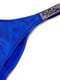 Сині купальні труси-бразиліана, декоровані стразами | 6825884 | фото 2