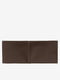 Шкіряне коричневе портмоне з логотипом | 6825940 | фото 3