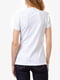Біла футболка-поло з вишитим логотипом | 6825954 | фото 3