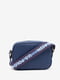 Синя сумка-кросбоді з логотипом (22х15 см) | 6825971 | фото 2