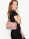 Рожева сумка-кросбоді з логотипом (24x7.5x17 см) | 6825985 | фото 4