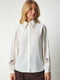 Блуза-сорочка біла з вишивкою | 6826402 | фото 5