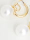 Сережки з бусинками у вигляді перлів | 6826550 | фото 3