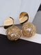 Сережки золотисті кульки всередині з намистинками | 6826596 | фото 2
