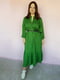 Зелена однотонна сукня А-силуету | 6826604 | фото 2