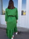 Зелена однотонна сукня А-силуету | 6826604 | фото 4