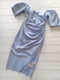 Коктейльна блакитна сукня з відкритими плечима | 6826610 | фото 5