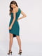Сукня-футляр зелена однотонна на одне плече | 6826641 | фото 5