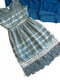 Сукня-футляр блакитна мереживна з прозорими вставками  | 6826646 | фото 4