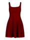 Міні-сукня А-силуету бордова | 6826656 | фото 2