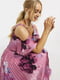 Сукня А-силуету рожева з плісируванням | 6826658 | фото 3