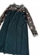 Зелена ошатна сукня А-силуету з  вишивкою | 6826673 | фото 2