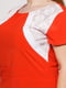 Червона сукня А-силуету з коротким рукавом | 6826686 | фото 3