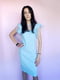 Літня блакитна сукня-футляр з красивими рукавами | 6826699 | фото 6