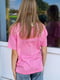 Рожева футболка с написом | 6826775 | фото 6