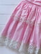Літня рожева сукня з мереживом | 6826795 | фото 3