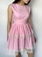 Літня рожева сукня з мереживом | 6826795 | фото 4
