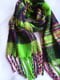 Різнокольоровий шарф у смужку  з китицями (186х52 см) | 6826801 | фото 2