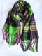 Різнокольоровий шарф у смужку  з китицями (186х52 см) | 6826801 | фото 3