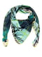 Зелений шарф-шаль в абстрактний принт (204х69х131 см)  | 6826805 | фото 3