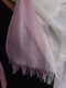 Рожевий  шарф-палантин   (74х190 см)  | 6826806 | фото 3