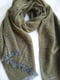 Зелений широкий шарф (180х56 см) | 6826808 | фото 4