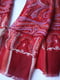 Бордовий шарф  у візерунок (176х57 см) | 6826809 | фото 4