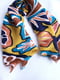 Різнокольоровий принтований шарф-плісе  (156х70 см) | 6826817 | фото 2