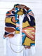 Різнокольоровий принтований шарф-плісе  (156х70 см) | 6826817 | фото 5