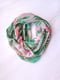 Зелений шарф-снуд в квітковий принт (160х53 см) | 6827025 | фото 4