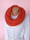  В'язаний шарф-снуд теракотового кольору (140х35 см) | 6827028 | фото 6