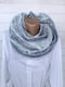 Сірий хутряний шарф-хомут  | 6827030 | фото 7
