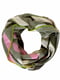 Рожевий шарф-снуд у смужку (60x164 см) | 6827031 | фото 3