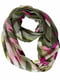 Рожевий шарф-снуд у смужку (60x164 см) | 6827031 | фото 4