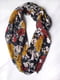 Різнокольоровий шарф-снуд  в квітковий принт (180х72 см) Різнокольоровий 12054 | 6827038 | фото 3