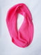 Трикотажний рожевий шарф-снуд  (140х36 см) | 6827040 | фото 4