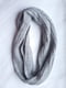  В'язанний сірий шарф-снуд (148х60 см) | 6827043 | фото 3