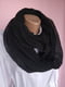 Чорний шарф-снуд (190х80 см) | 6827044 | фото 6