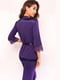Фіолетовий комплект-трійка: майка, штани та халат | 6827069 | фото 3