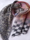 Шарф-палантин пліссе комбінованого забарвлення з люрексом (176х75 см) | 6827075 | фото 2