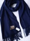 Кашеміровий синій шарф-палантин (190х74 см) | 6827099 | фото 2