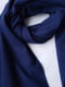 Кашеміровий синій шарф-палантин (190х74 см) | 6827099 | фото 5