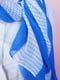 Шарф-палантин синій в крапинку (176х109 см) | 6827123 | фото 7
