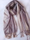 Шарф-палантин сіро-коричневий з анімалістичним принтом (184х70 см) | 6827178 | фото 2