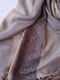 Шарф-палантин сіро-коричневий з анімалістичним принтом (184х70 см) | 6827178 | фото 4