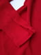 Червона однотонна блуза з шнурівкою на плечах | 6827352 | фото 3