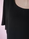 Чорна однотонна блуза оversize | 6827392 | фото 5