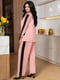 Костюм рожевий: жакет та прямі штани | 6827727 | фото 2