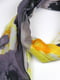 Сіро-жовтий шарф в абстрактний принт | 6328568 | фото 3
